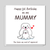 1st Birthday Card to Celebrate Baby Son or Daughters First Birthday - Card for Mum / Mummy / Mother - Mum and Baby Seal