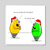 Funny Joke Christmas Card for family, friends, children, work colleague - humorous humour lights tree decoration