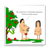Funny Christmas Card - Adam and Eve - Cheeky Rude Humorous / Humor - Joke Cartoon Fun - Boyfriend Girlfriend Friends Family