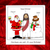 December Birthday Card - Combined Christmas Jesus Santa Claus -  Funny, Humorous and Amusing Cartoon