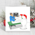 New Baby Christmas Card - Couple Expectant Father Pregnant Wife Dad Mum Snowman Shower Congratulations Swizzoo