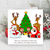 Funny Christmas Card for your Special Friends or Family - Love Laughter Memories - Santa Elves Reindeer Snowman - Humorous / Humour
