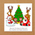 Funny Christmas Card for your Special Friends or Family - Love Laughter Memories - Santa Elves Reindeer Snowman - Humorous / Humour