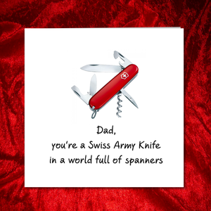 humorous fathers day card