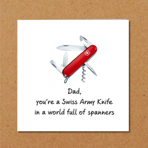 funny fathers day card