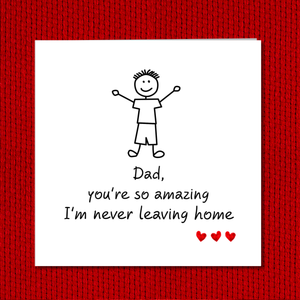 amazing son fathers day card