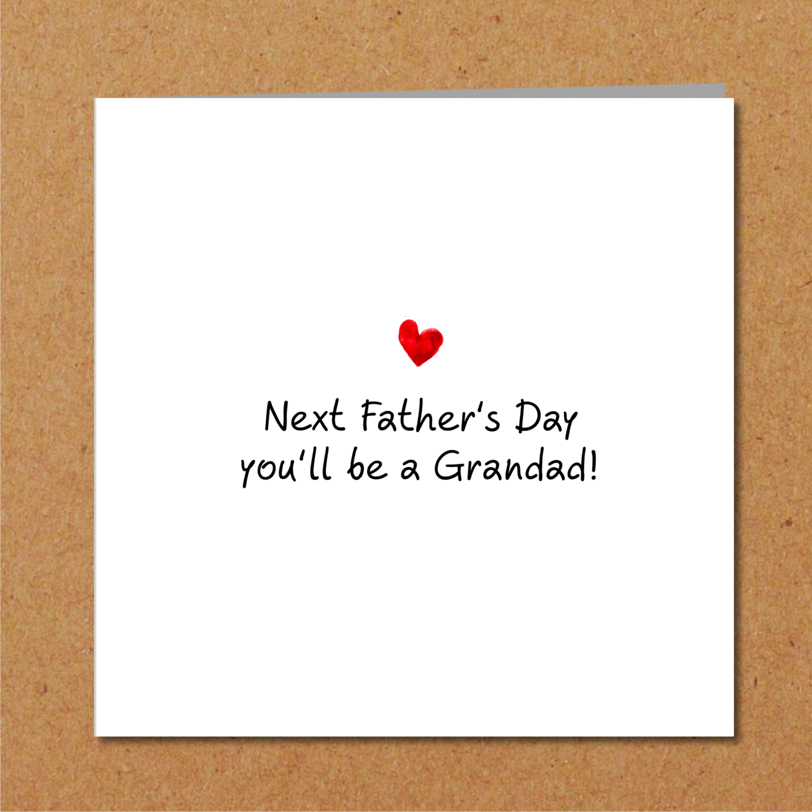 Father's Day Card to new Dad /Grandad / Grandpa - expecting pregnant baby - from daughter son