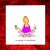 Mindfulness wine Birthday card for Mum Mom Girlfriend or Girl Friend. Friendship Any occasion card. Funny, humorous and fun. Winefulness
