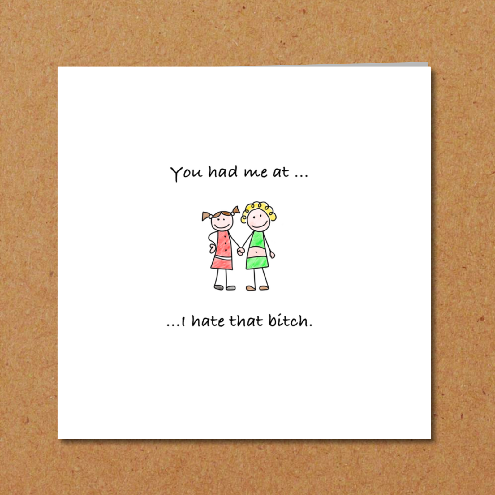 funny birthday card best friend female