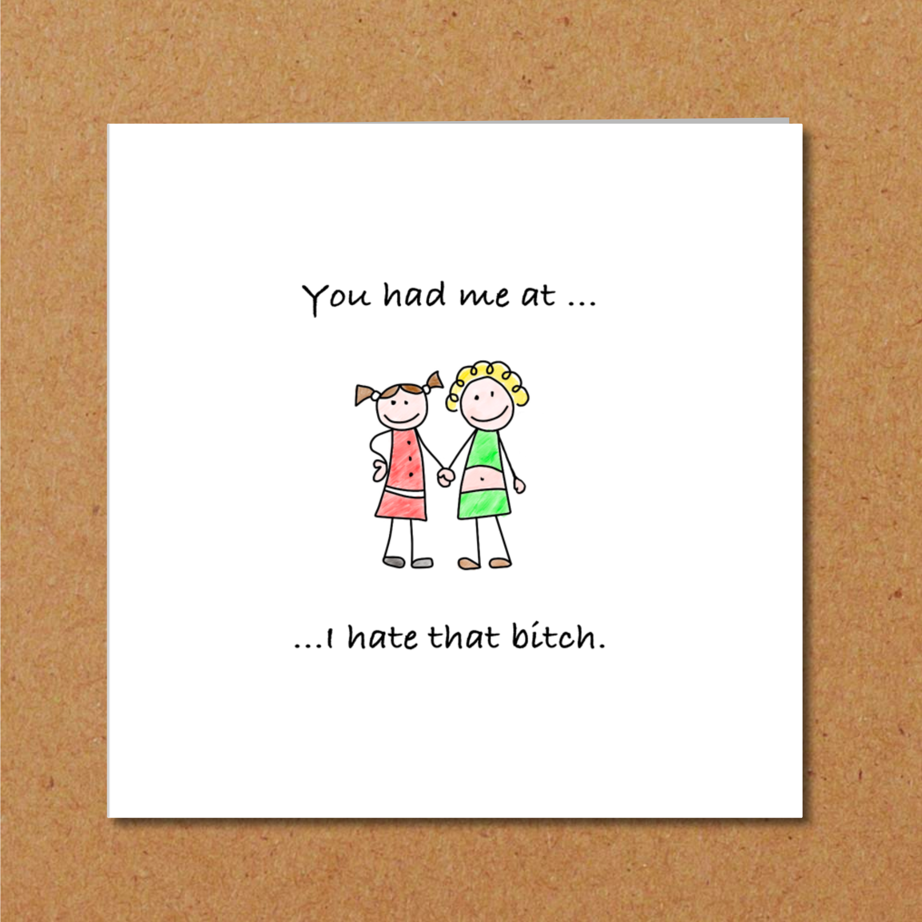 funny friendship card best friend