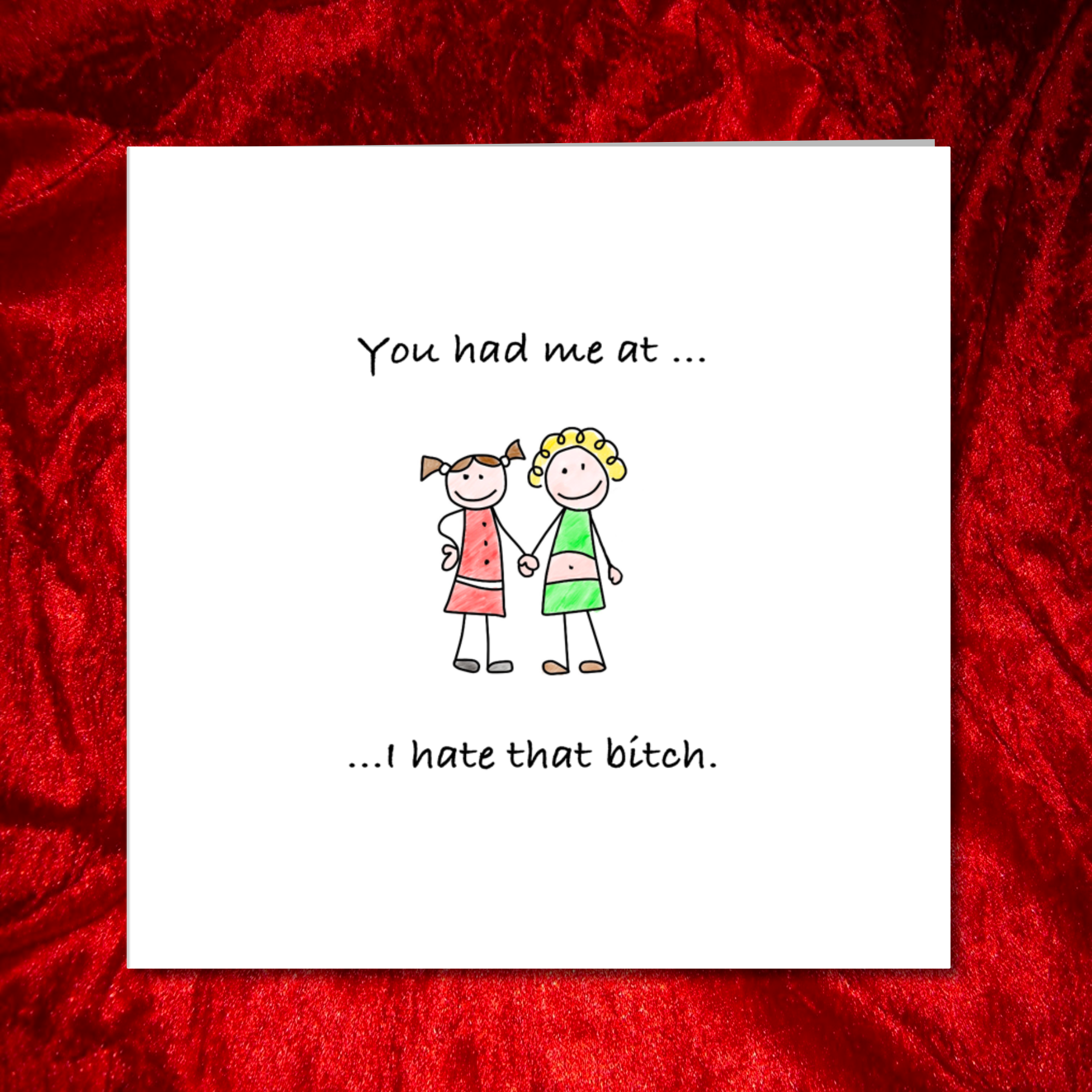 humorous birthday card girl friend
