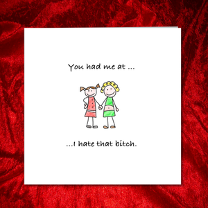 humorous birthday card girl friend