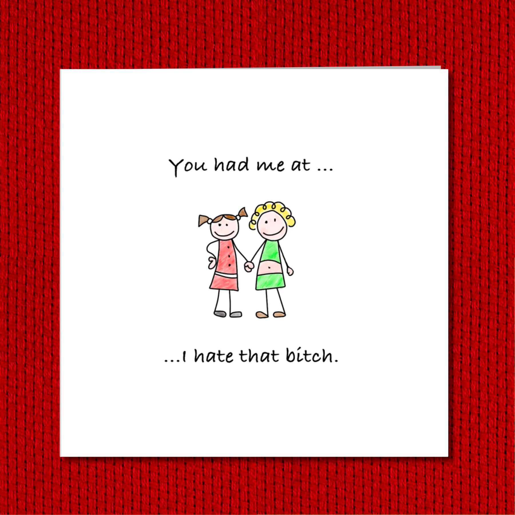 BFF birthday card bestie