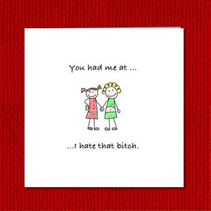 BFF birthday card bestie