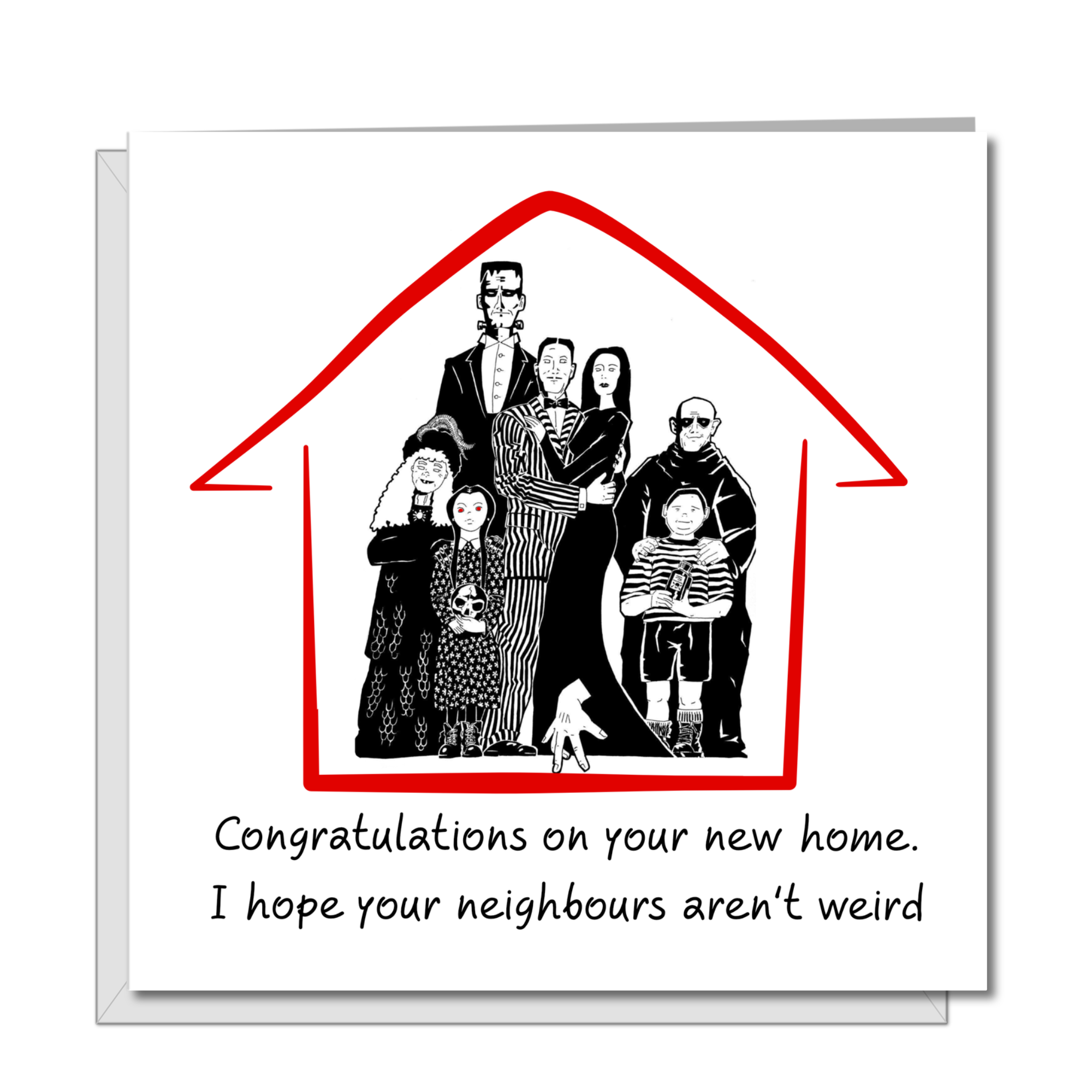 Funny New Home Card - Congratulations Buying House - housewarming - friends family son daughter