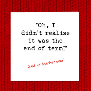 teacher thank you card humorous