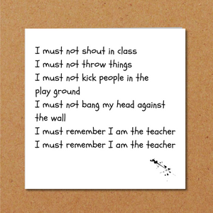 thank you teacher card