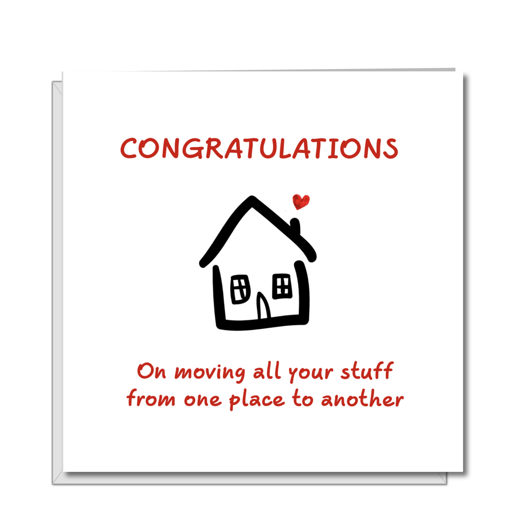 congratulations new house card