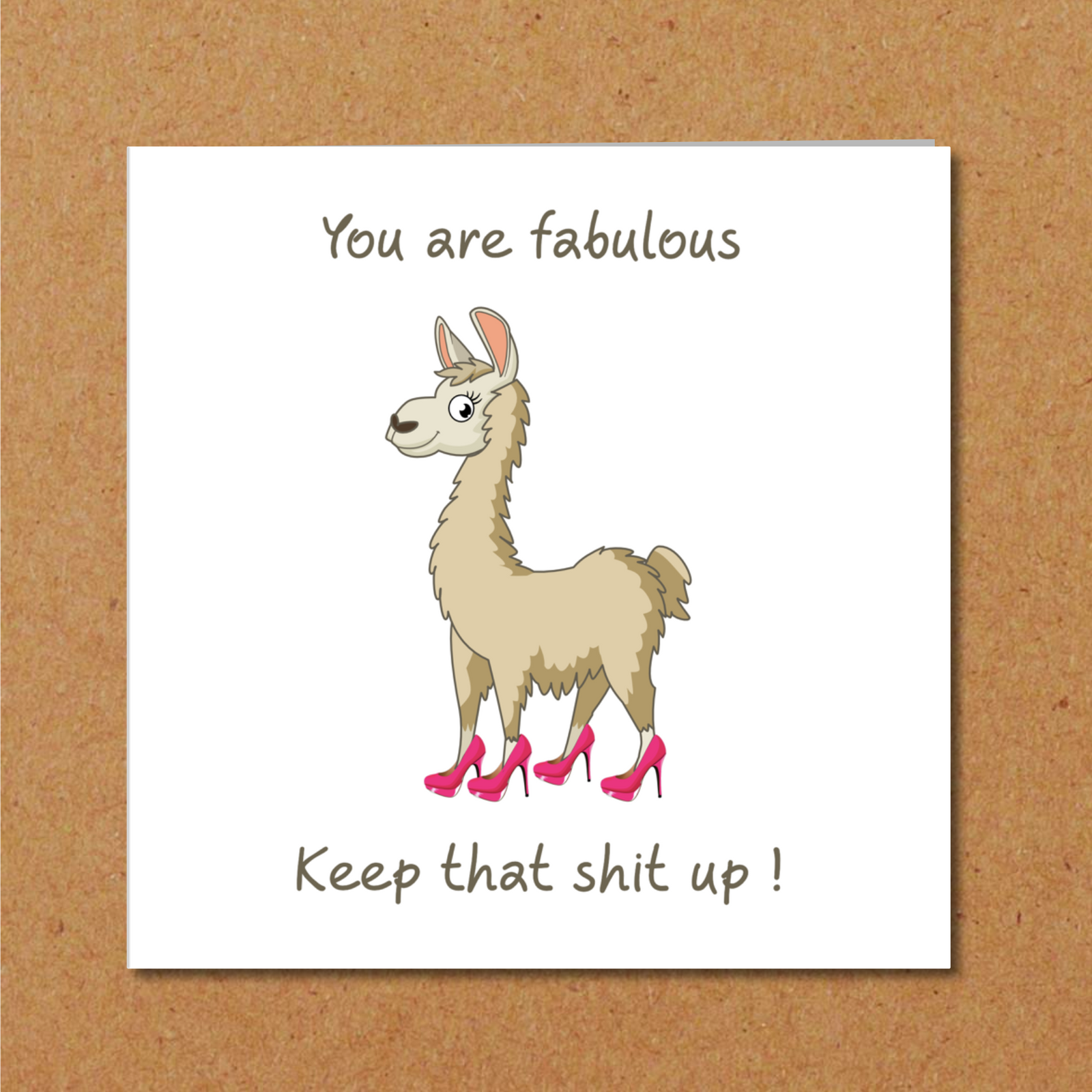 you are fabulous card