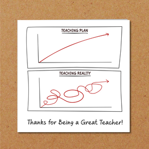 humorous thank you teacher card