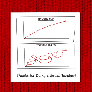 end of term teacher card