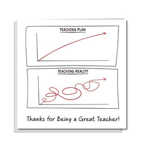 funny thank you teacher card