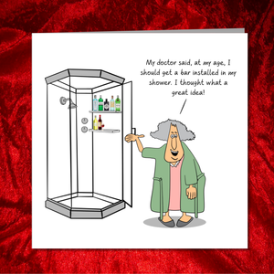 Funny Birthday card 50th 60th 70th Birthday for Wife Mum Grandmother Female Friend- Old aged age - Funny, humorous and fun