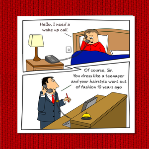 Funny Birthday Card for Dad/Father/Husband, Friend Work Colleague - humorous humour joke quote - job travel best laugh