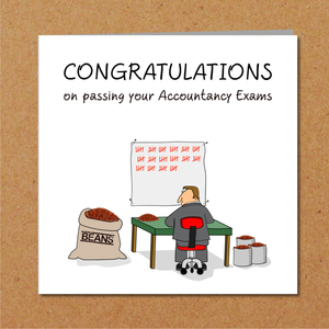 Congratulations on Passing your Accountancy Exams Card - exams accountant
