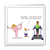 Funny Birthday Card - Gym Pilates Yoga Fitness - Mum Mom Girlfriend Female or Girl Friend - Mothers Day card. Funny, humorous and amusing