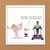 Funny Birthday Card - Gym Pilates Yoga Fitness - Mum Mom Girlfriend Female or Girl Friend - Mothers Day card. Funny, humorous and amusing