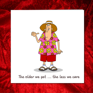 Funny Birthday Card 50th 60th 70th for Husband, Uncle, Grandad / Grandpa, male friend - Old aged age - Funny, humorous and fun