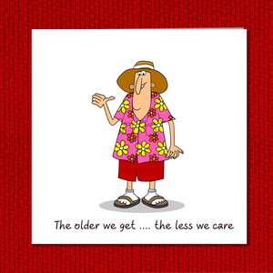 Funny Birthday Card 50th 60th 70th for Husband, Uncle, Grandad / Grandpa, male friend - Old aged age - Funny, humorous and fun