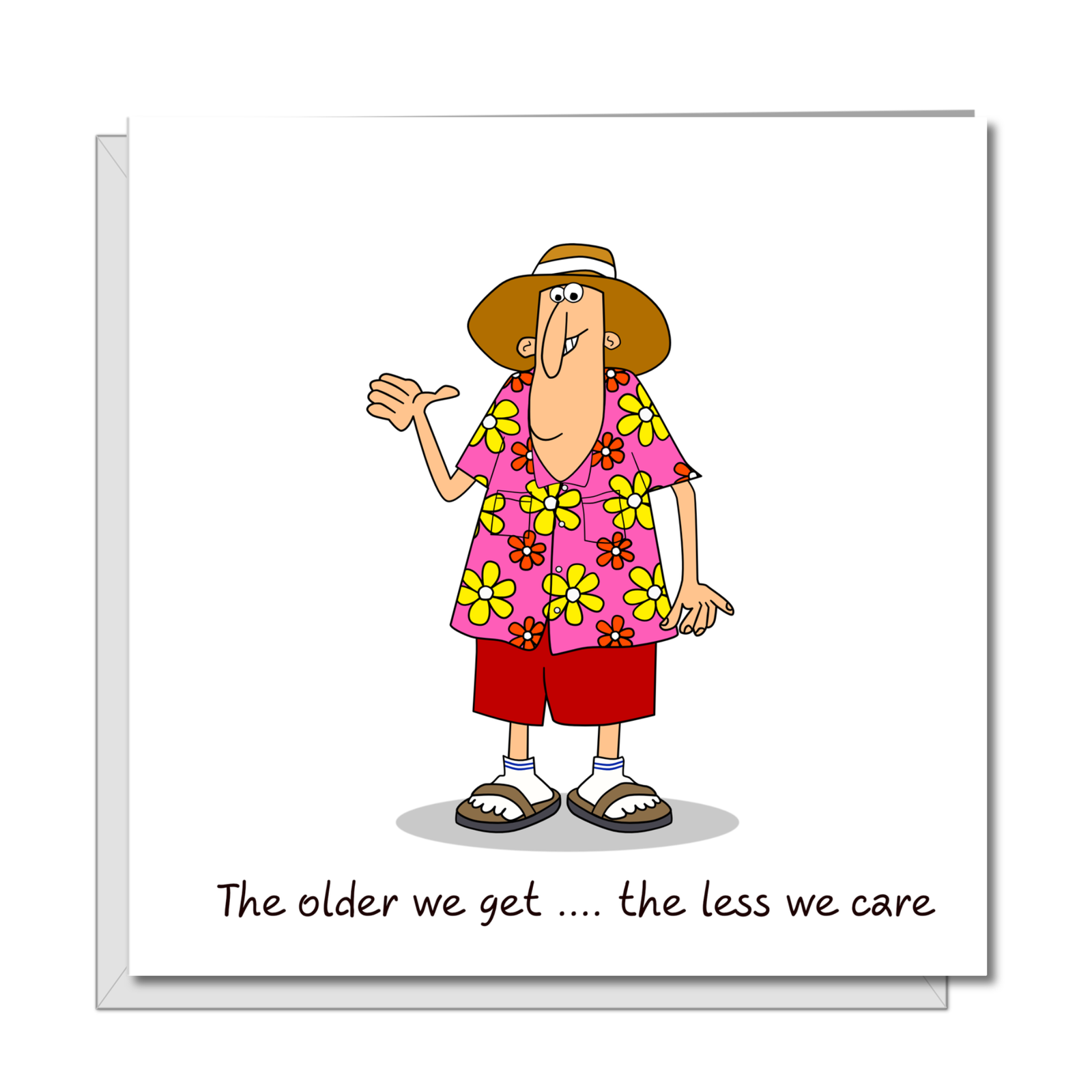 Funny Birthday Card 50th 60th 70th for Husband, Uncle, Grandad / Grandpa, male friend - Old aged age - Funny, humorous and fun