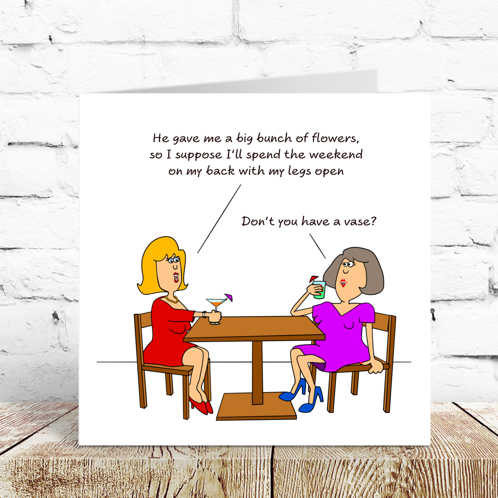 Funny Rude Birthday Card Friendship Female Friend Wife Mum Dad Humorous Naughty Cheeky Adult Innuendo
