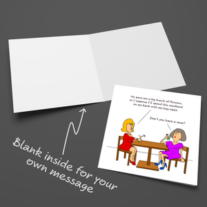 Funny Rude Birthday Card Friendship Female Friend Wife Mum Dad Humorous Naughty Cheeky Adult Innuendo