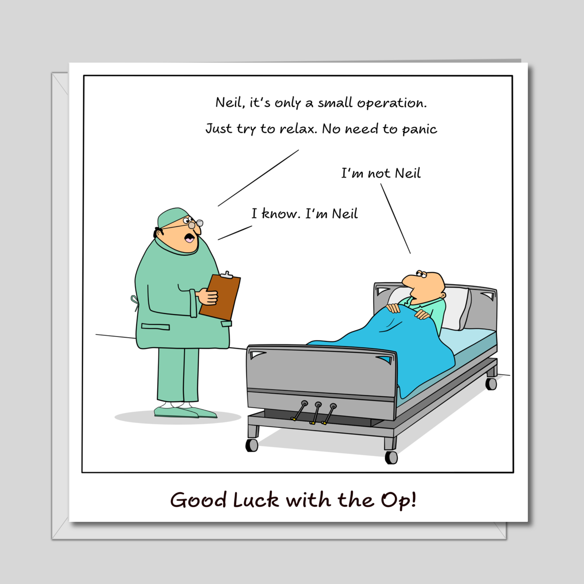 Funny Knee Replacement Surgery Card - Get Well Soon Card, Operation Recovery, Funny, humorous,Funny Card for Hip / Knee Surgery / Operation Card - Get Well Soon Card - Quick Recovery, Congratulations -  Hospital Humorous / Humour