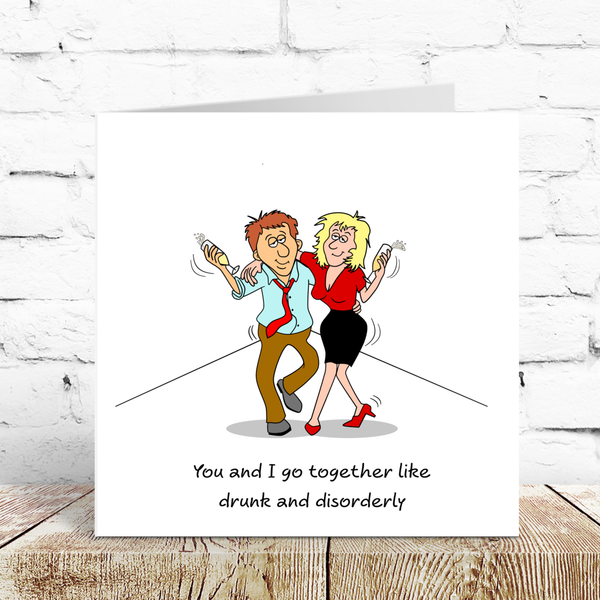 Funny Card for Anniversary Birthday Valentine's Day Card Girlfriend Bo ...