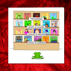 Funny Birthday Card - Family Friends Dad Brother GSOH - Humorous Rude Naughty Cheeky - Frog / Frogspawn - Swizzoo
