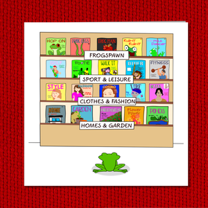 Funny Birthday Card - Family Friends Dad Brother GSOH - Humorous Rude Naughty Cheeky - Frog / Frogspawn - Swizzoo