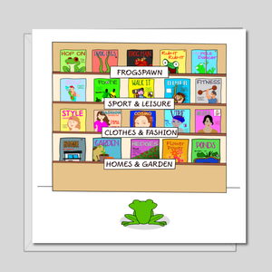 Funny Birthday Card - Family Friends Dad Brother GSOH - Humorous Rude Naughty Cheeky - Frog / Frogspawn - Swizzoo