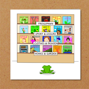 Funny Birthday Card - Family Friends Dad Brother GSOH - Humorous Rude Naughty Cheeky - Frog / Frogspawn - Swizzoo