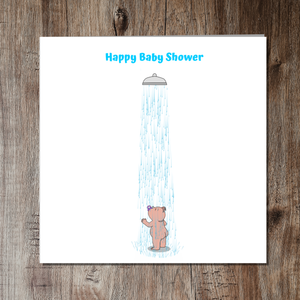 Funny Baby Shower Card New Baby Congratulations Party Cute Cheeky Sweet