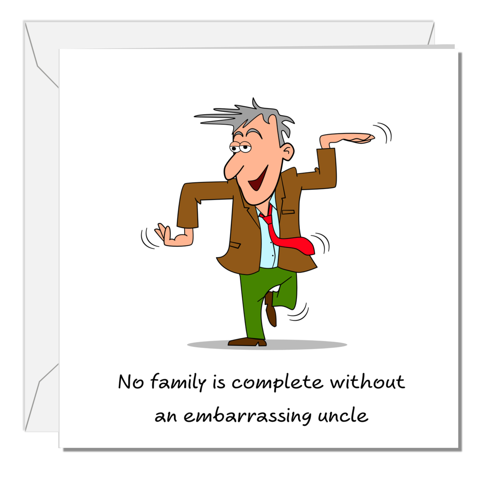 Funny Birthday Card for Special Uncle Brother - Embarrassing Humorous Amusing - 30th 40th 50th 60th Birthday Card