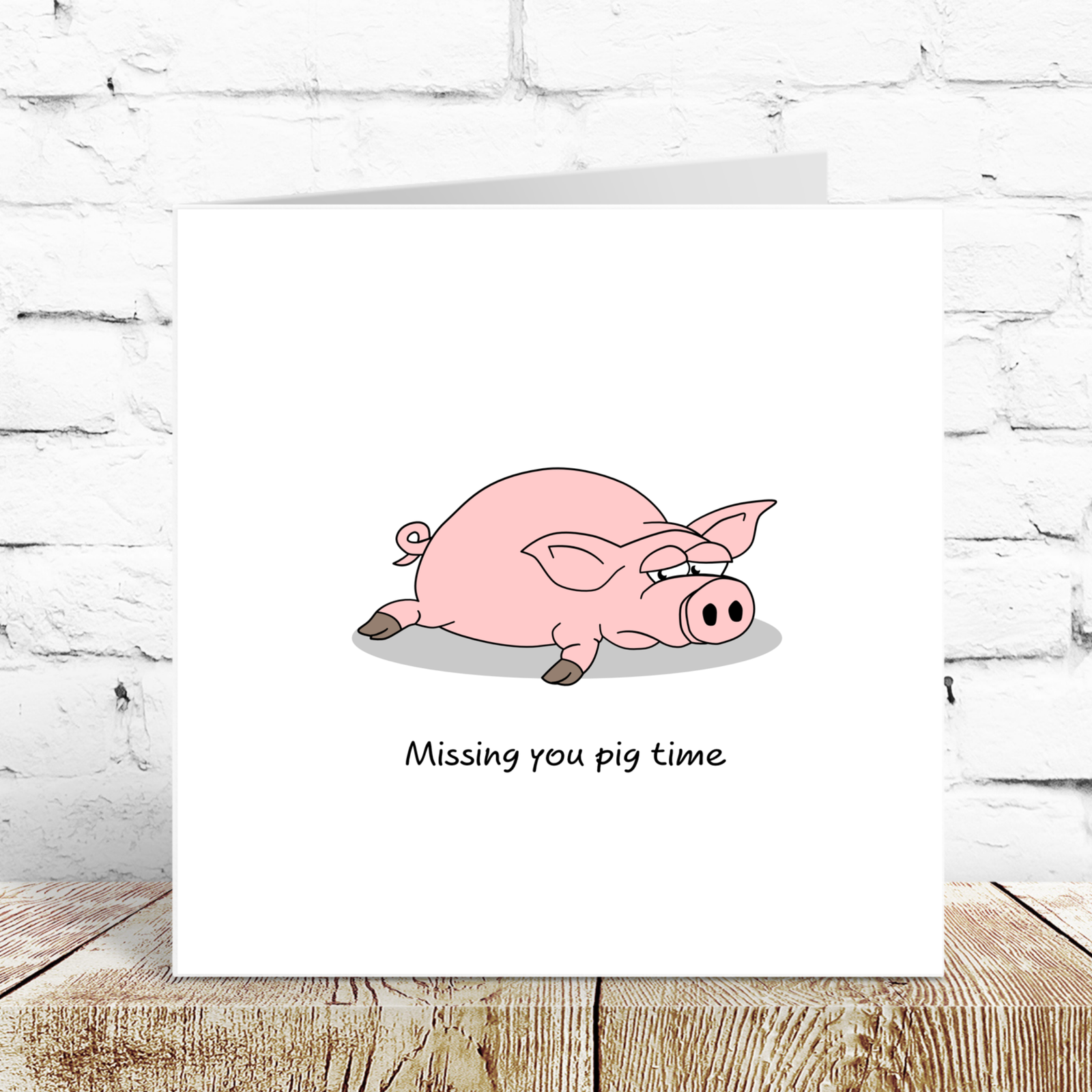 Missing You Card / Friendship Card / Birthday Card / Lovers Card / Breakup Card.  Ideal greeting card for special best friend, girlfriend, boyfriend, partner, grand parents, grandma, grandpa, brother, sister, BFF, husband or wife.
