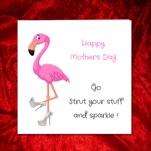 mothers day card party sparkle