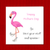 pink flamingo card