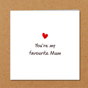 humorous best mothers day card son daughter