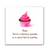 pink cupcake mothers day card