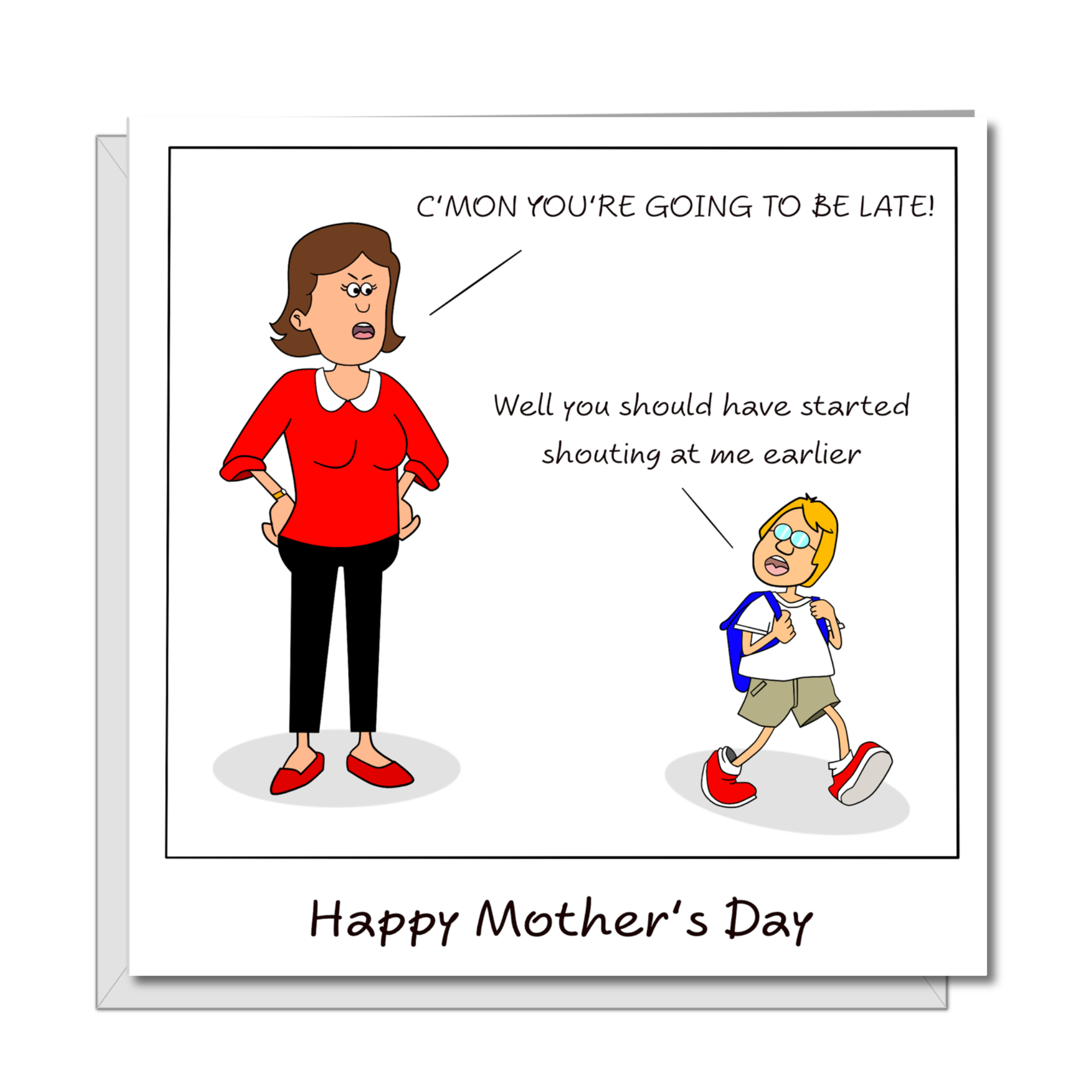 Funny Mother's Day Card from Son -  What Children Say? - Amusing Humorous - Mum's Life